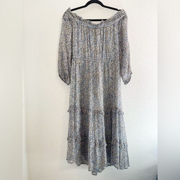 Anthropologie Kira Off-The-Shoulder Peasant Dress. 0 - Picture 4 of 7